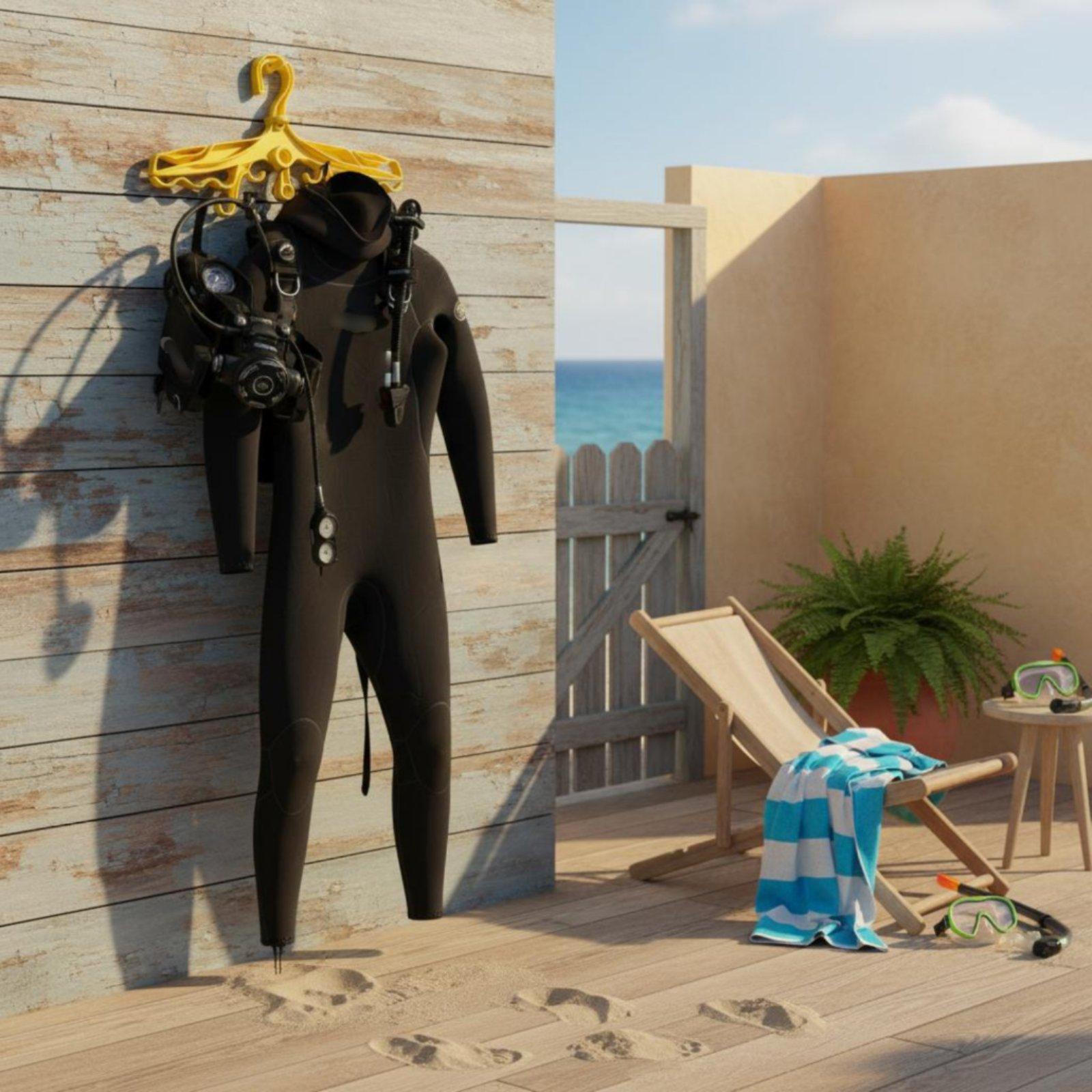 Aquatic Sports Scuba - Séchoir de plongée en plastique à